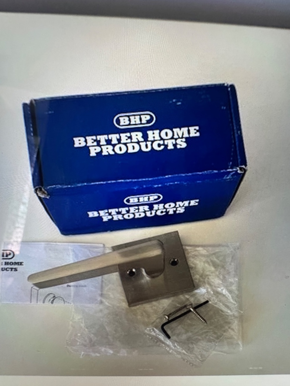 Better Home Products Tiburon Collection # 95315SN Dummy Lever Non-Handed - Picture 7 of 7